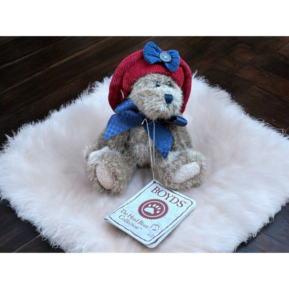 2003 Boyd's Bear The Head Bean Collection Mamie Glorybear Hats And Such Series